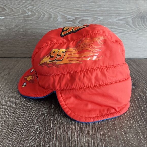 Disney Store 95 Cars Infant Baby Boy XS/S 3-6 mo Winter Hat Lightning McQueen - Picture 3 of 6